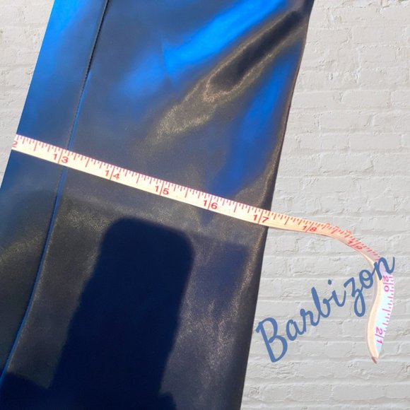 VINTAGE BARBIZON DARK BLUE DRESS SLIP (SZ 38) (EUC) - Picture 8 of 8